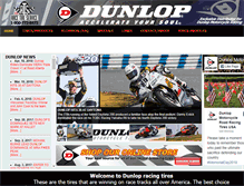 Tablet Screenshot of dunlopracing.com